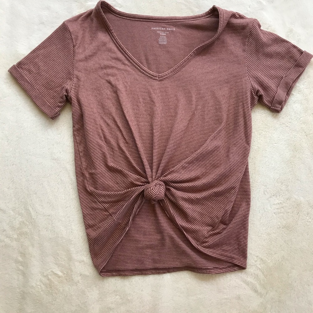 American Eagle Striped Soft & Sexy T-shirt